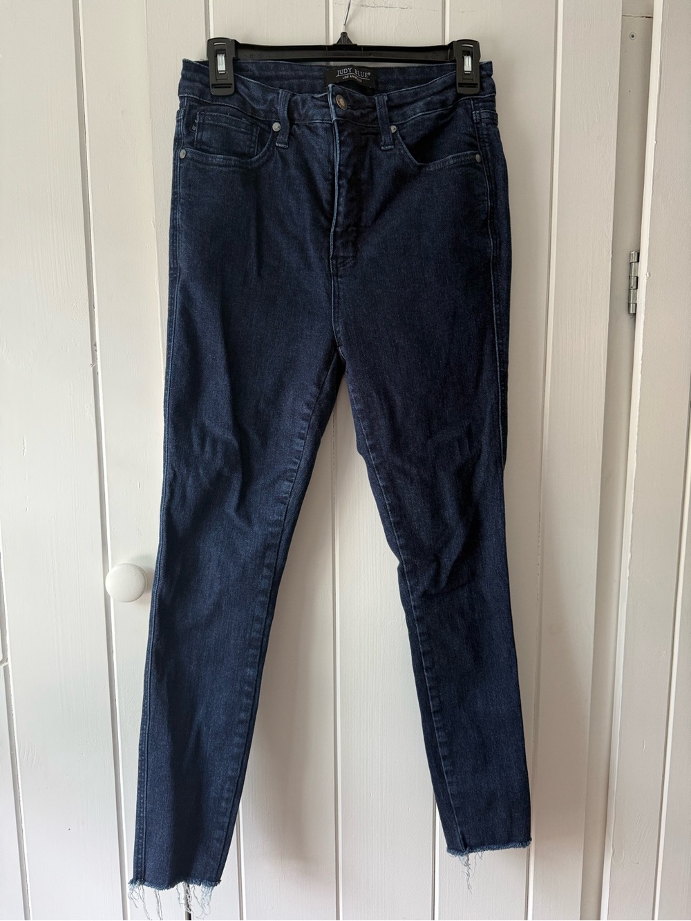 11/30 Judy Blue High-Rise Skinny Jeans in Dark Blue - Picture 1 of 3